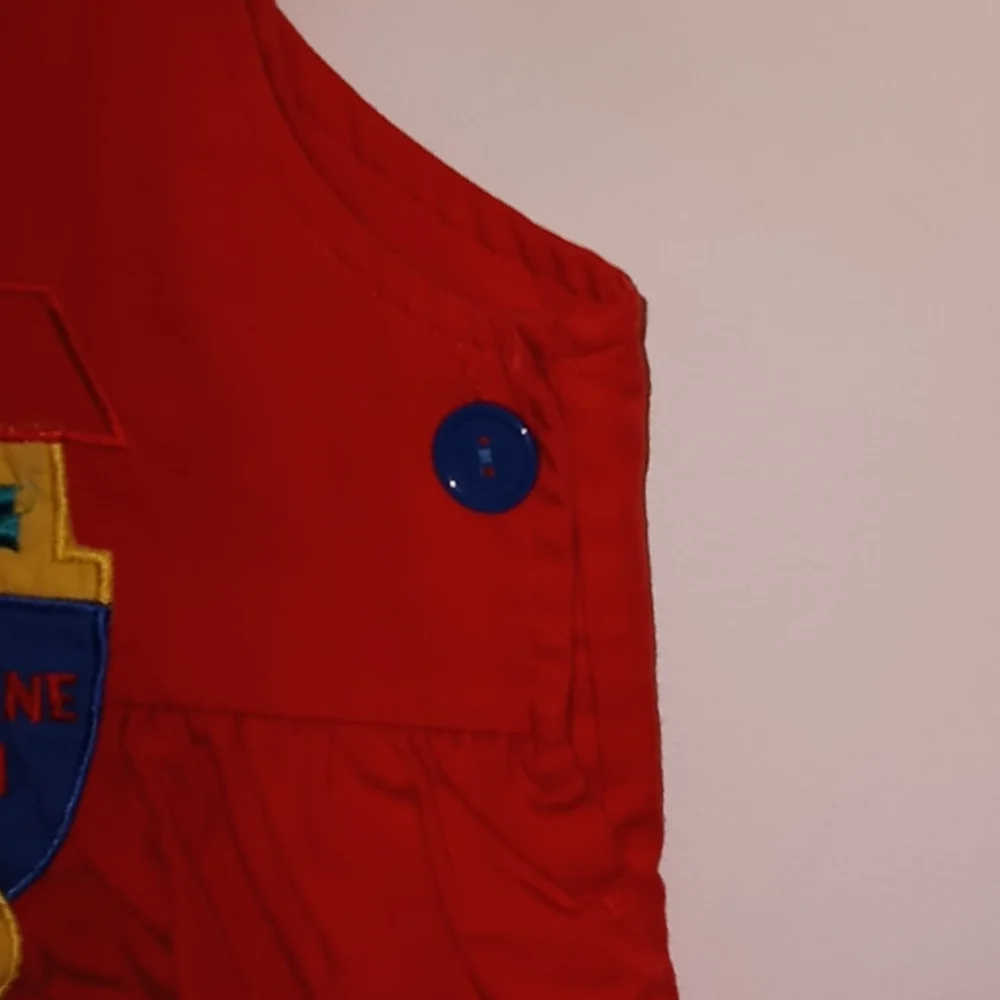 Vintage Train Engine #1 Overalls w/Bib Size 24 Months